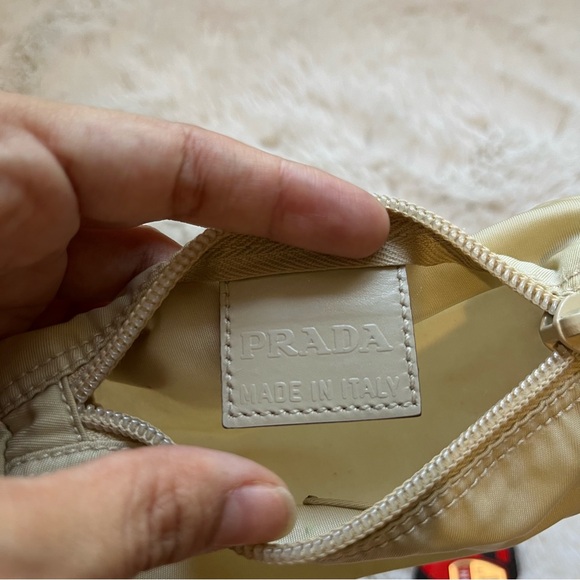 Prada Tessuto Mini Cosmetic Make-Up Pencil Pouch Bag Case - Picture 12 of 13